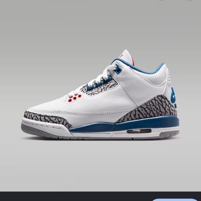 jordan 3 retro    10 1/2- 13 size